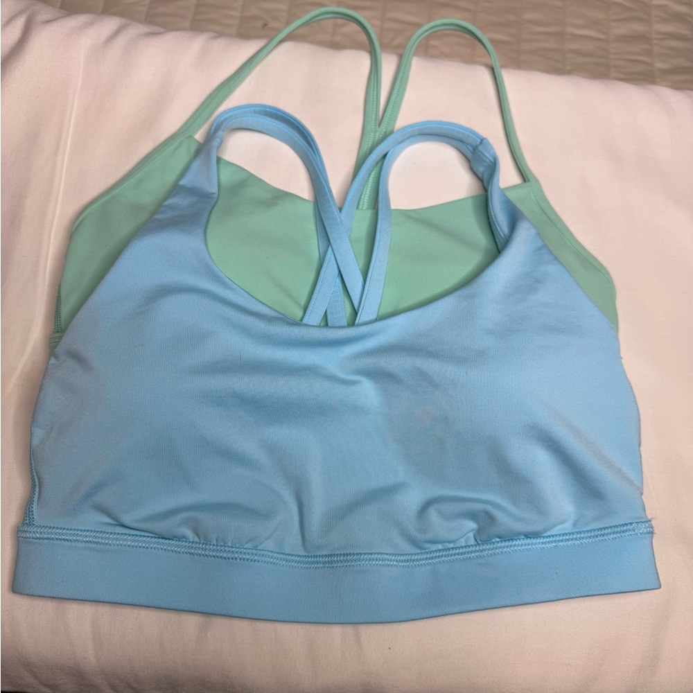 lululemon 2  bra Blue and Green Women's Sports Bra